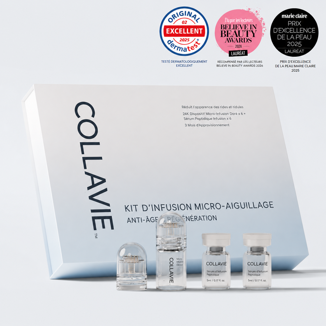 COLLAVIE Kit d’Infusion Micro-Aiguilles