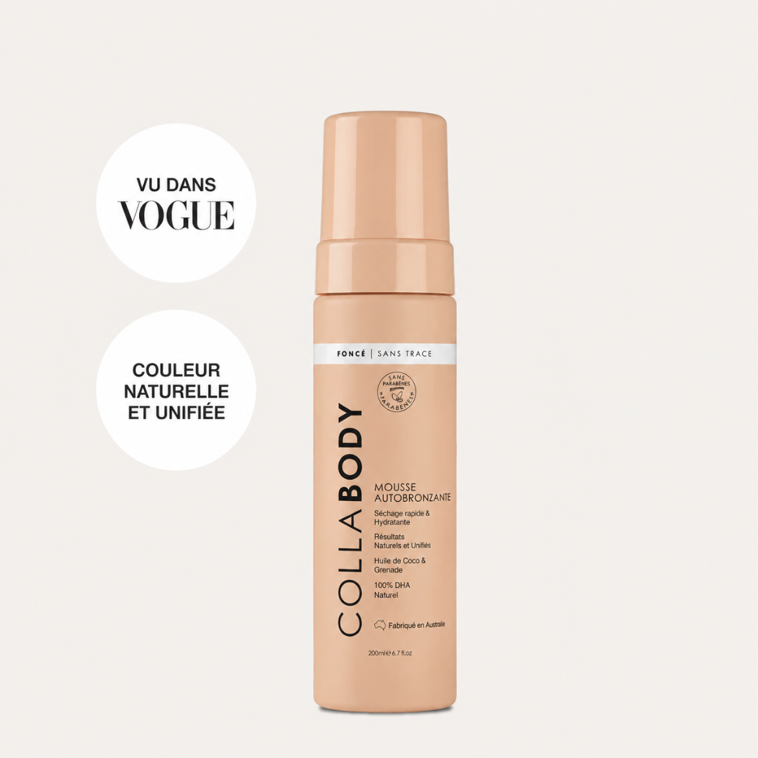 Collavie Mousse autobronzante violet foncé