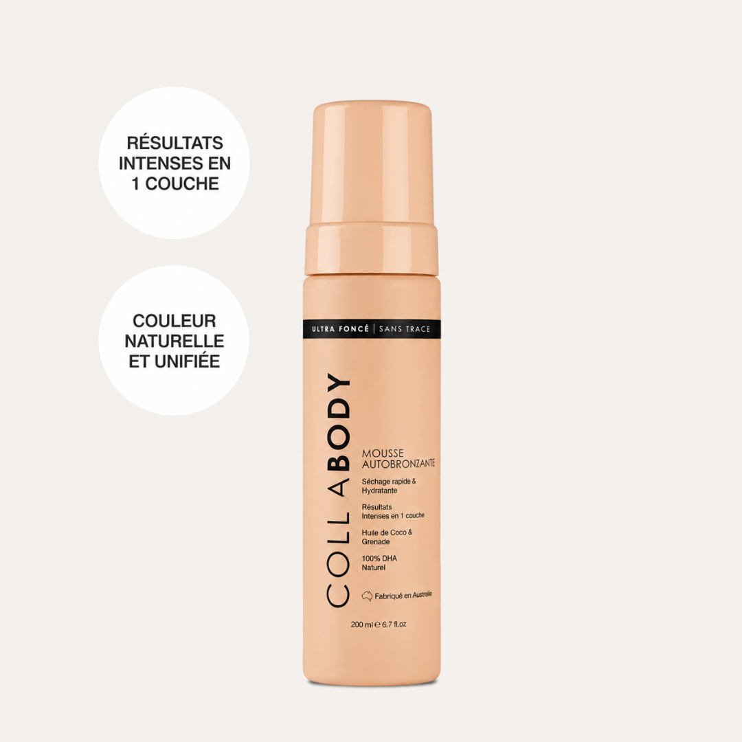 Collavie Mousse autobronzante violet foncé
