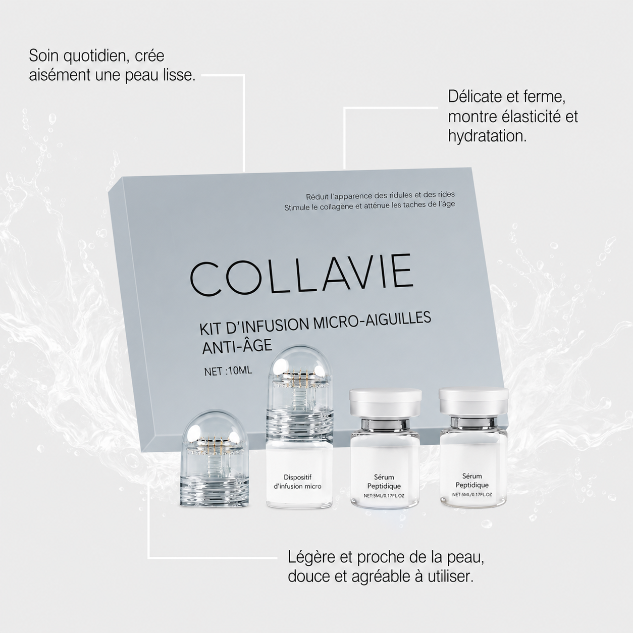COLLAVIE Kit d’Infusion Micro-Aiguilles
