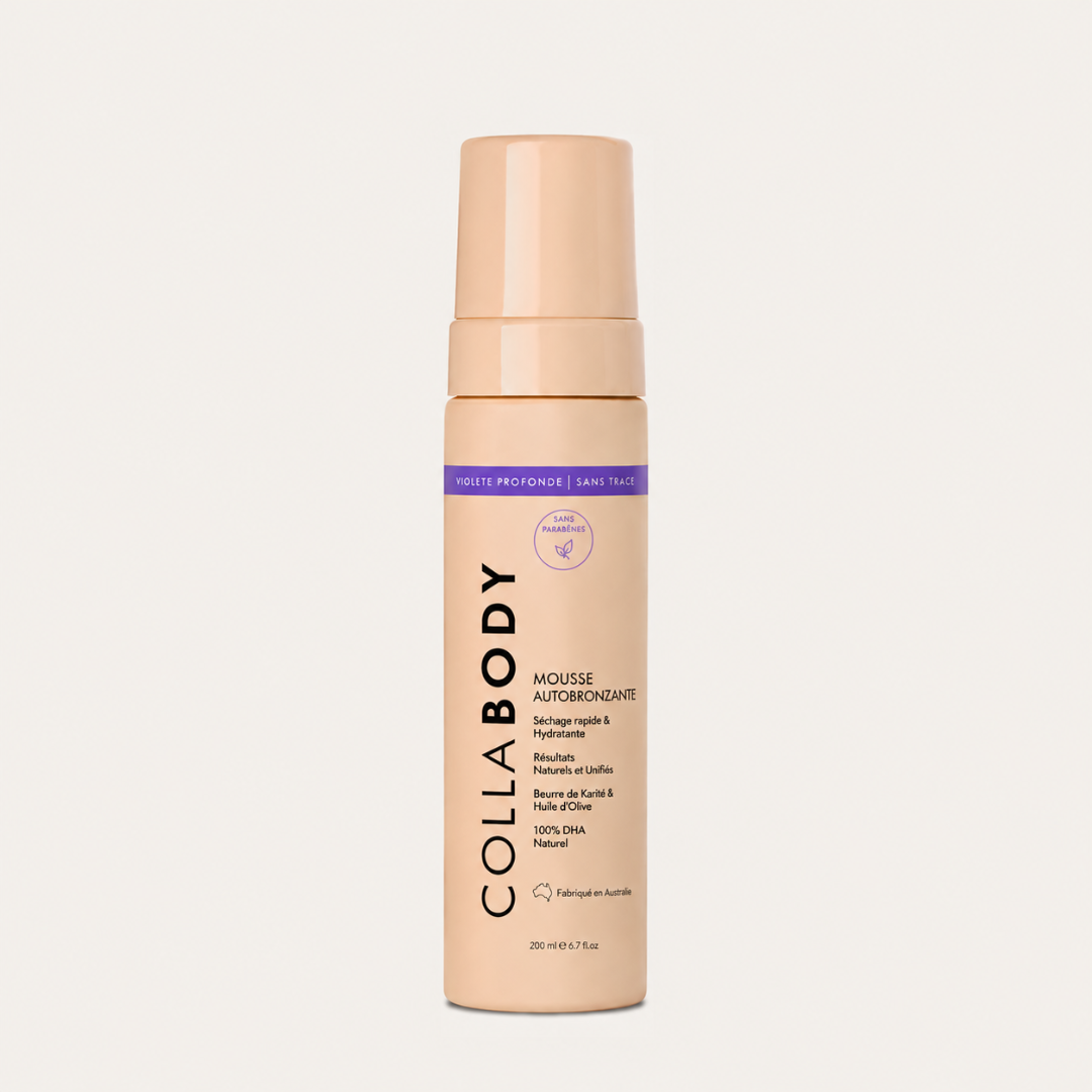 Collavie Mousse autobronzante violet foncé