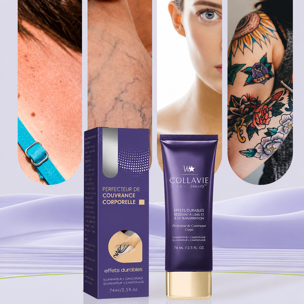 Maquillage Corporel Haute Couvrance COLLAVIE